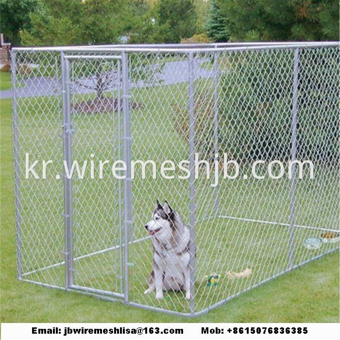 Galvanized Chain Link Dog Kennels